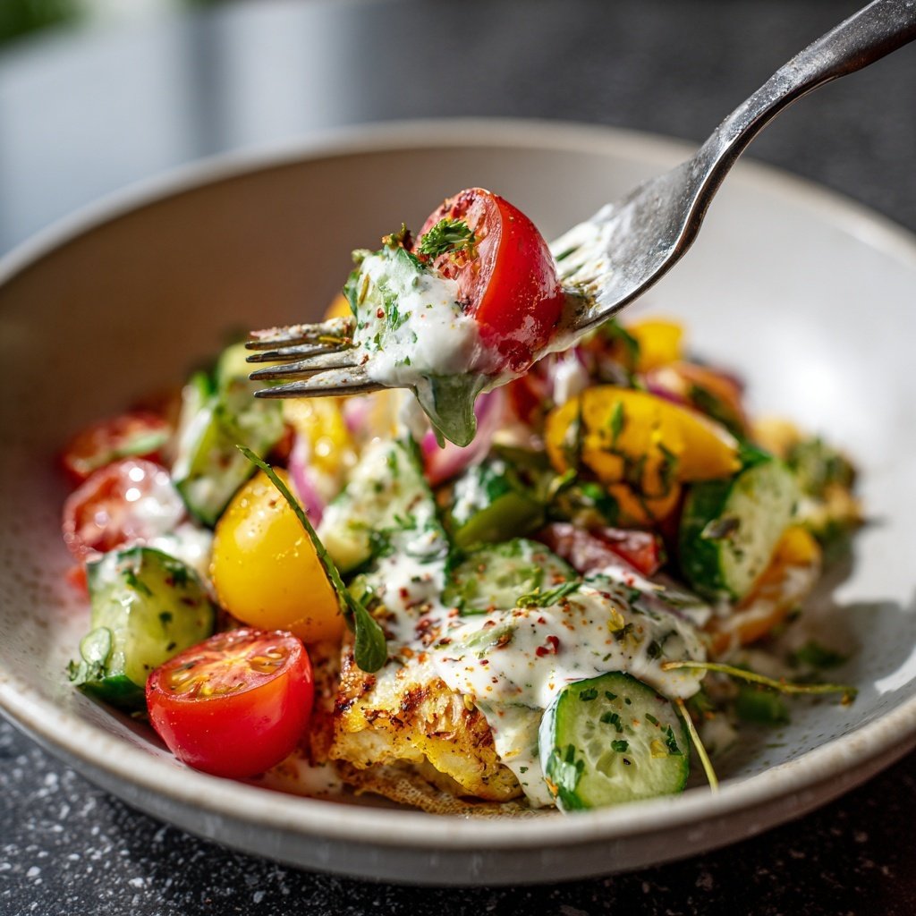 Grill Beilagen Salat Mit Joghurt Dressing