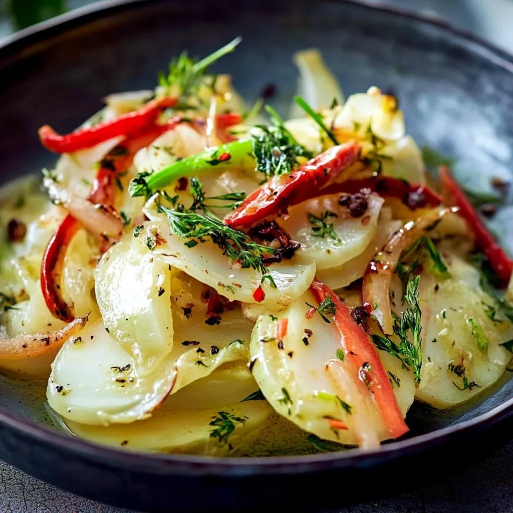 Gebratener Fenchel mit Senfrahm