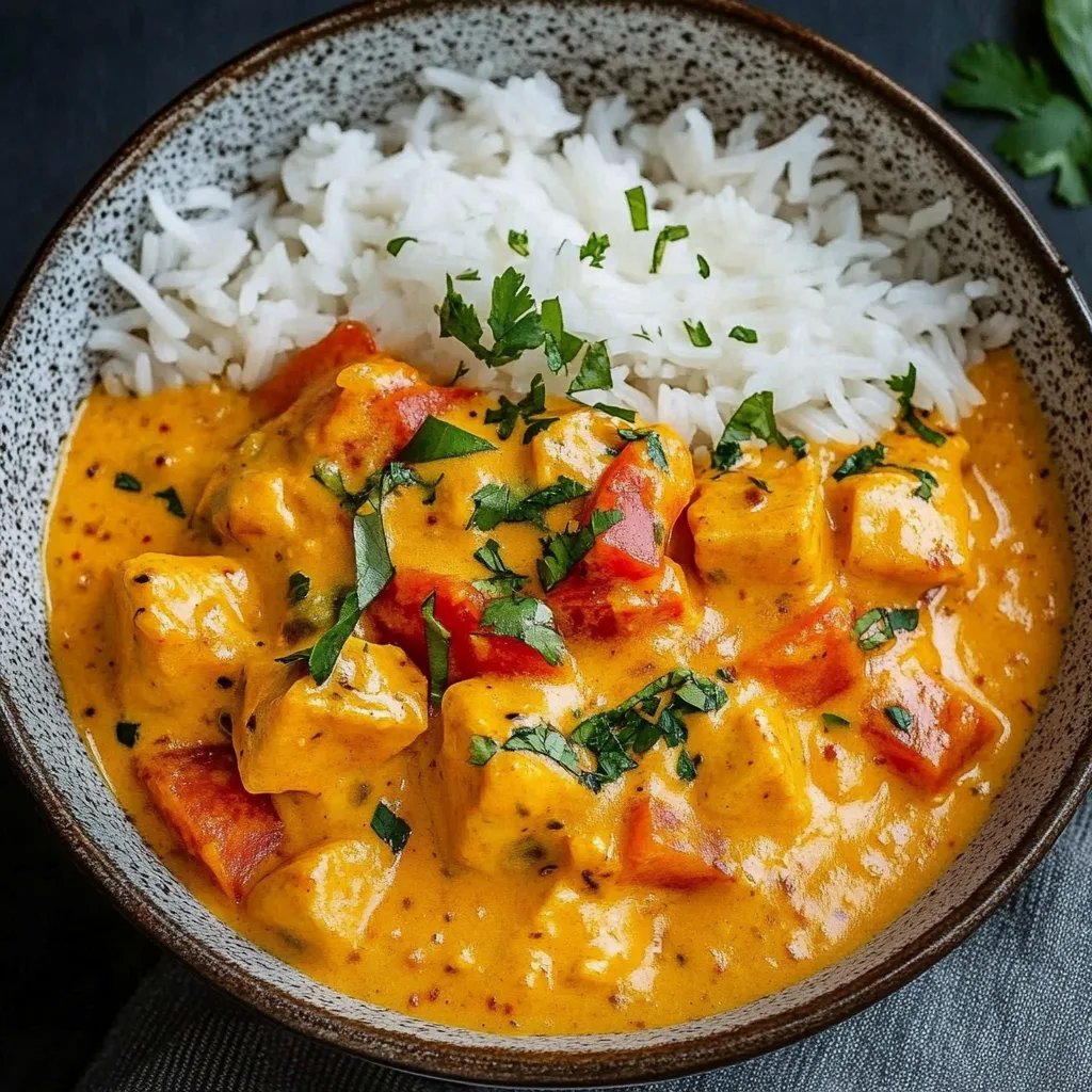 Einfaches Kürbis Curry mit Kokosmilch