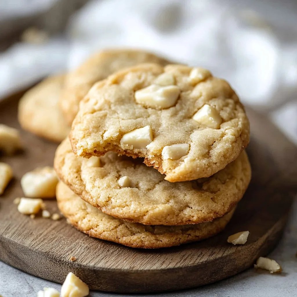 Weiße Schokoladen Macadamia Cookies