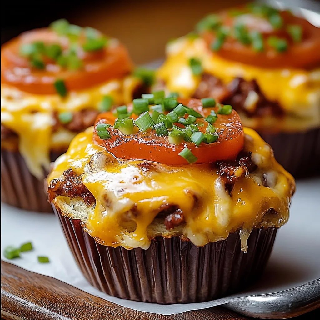 Cheeseburger-Muffins
