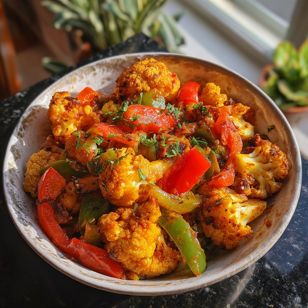 Blumenkohl mit Paprika