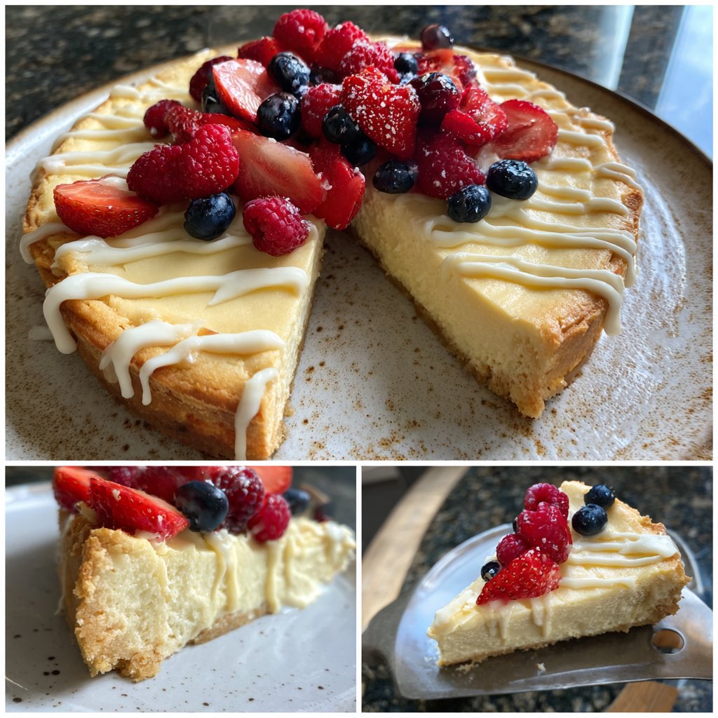 Käsekuchen mit Vanille