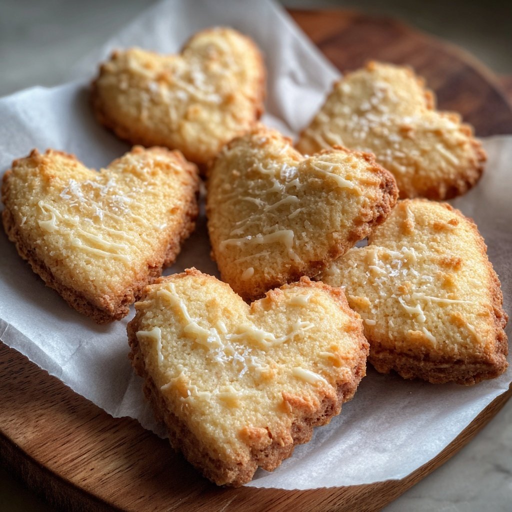 Butterkekse in Herzform