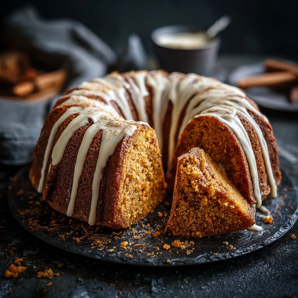 Karottenkuchen Mit Zimt Glasur