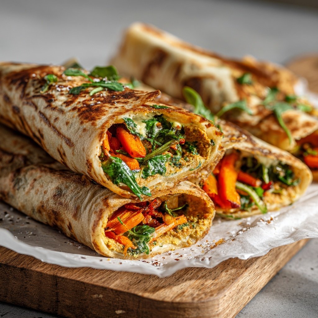 Wraps mit Hummus