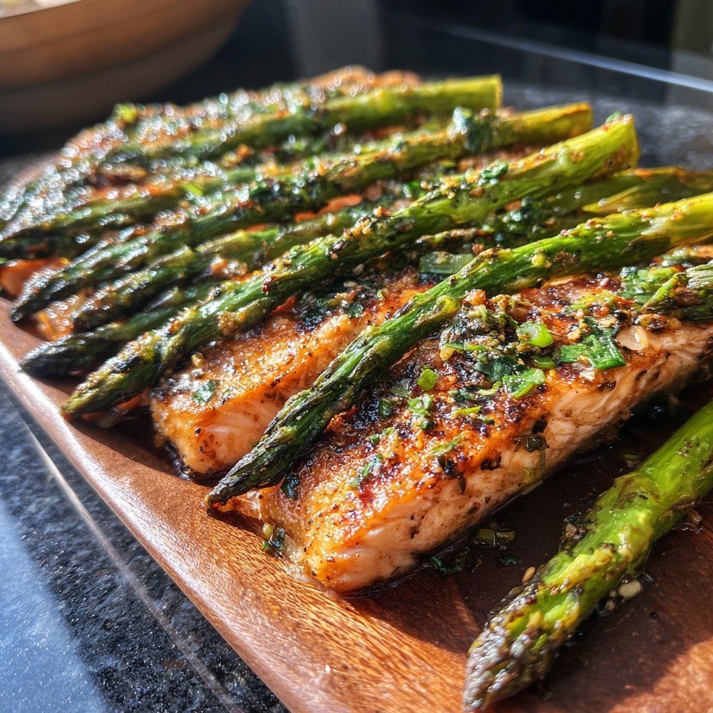 Grüner Spargel Mit Lachs