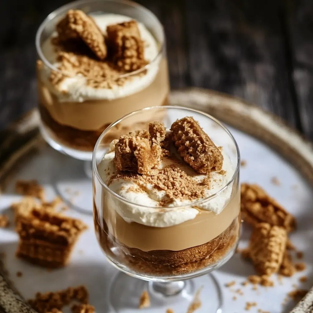 Lotus Biscoff Dessert im Glas