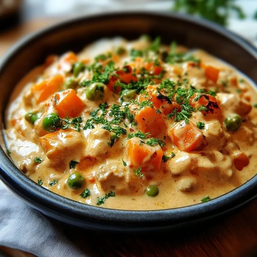 Reis mit Gemüse-Frischkäse-Sauce