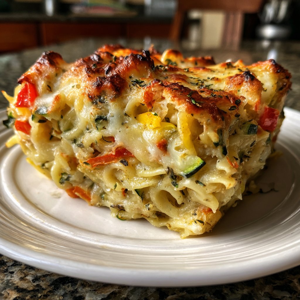 Nudelauflauf mit Gemüse