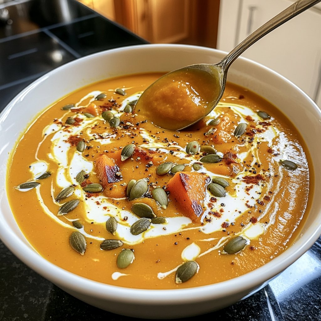 Kürbissuppe mild cremig